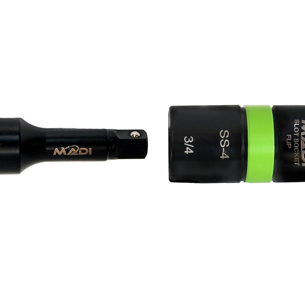 Madi 3 in 1 Slotted Impact Socket - 9/16