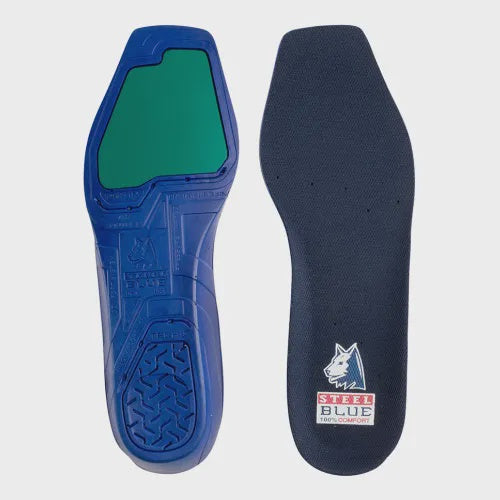 Steel Blue Ortho Rebound Square Toe Insoles #A-900028