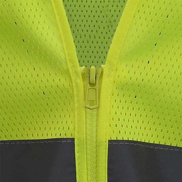 Radians Class 2 Vest Mesh w/ Zipper - Lime