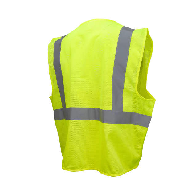 Radians Class 2 Vest Mesh w/ Zipper - Lime
