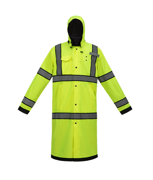 2W Reversible Raincoat Lime---655RC-3