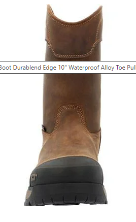 Georgia Boot Durablend Edge 10" Waterproof Alloy Toe Pull On Work Boot