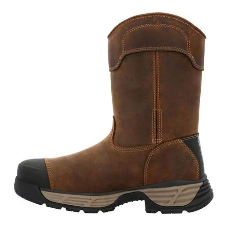 Georgia Boot Durablend Edge 10" Waterproof Alloy Toe Pull On Work Boot