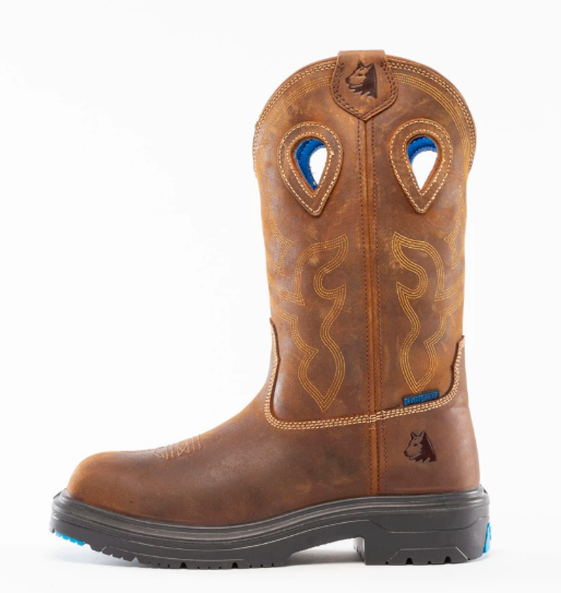 Steel Blue Men's Blue Heeler Steel Toe Pull On Work Boot #813945