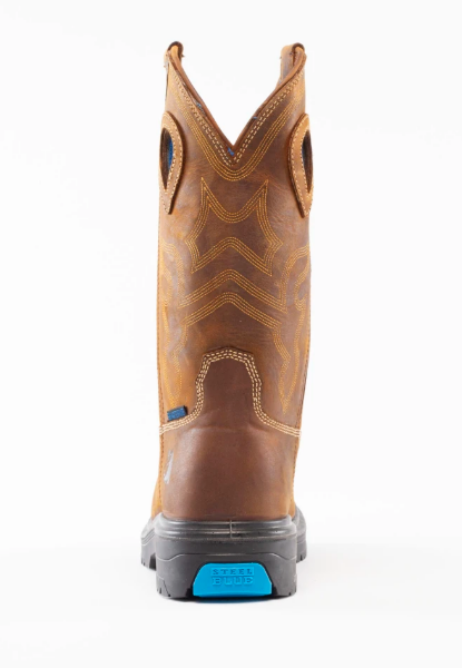 Steel Blue Men's Blue Heeler Steel Toe Pull On Work Boot #813945