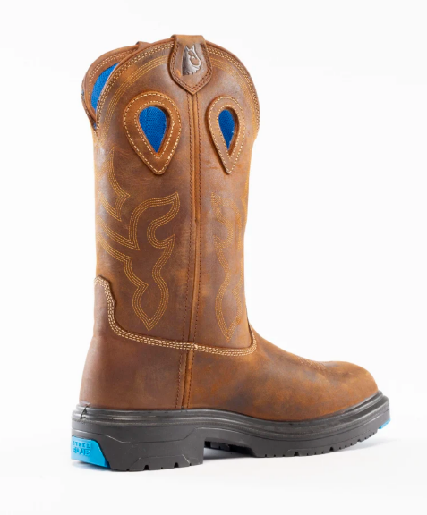 Steel Blue Men's Blue Heeler Steel Toe Pull On Work Boot #813945
