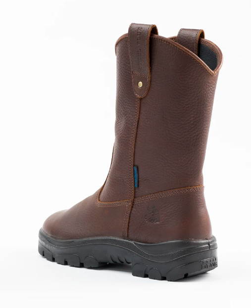 Steel Blue Round Toe 10" Heeler-Steel Toe- #812915
