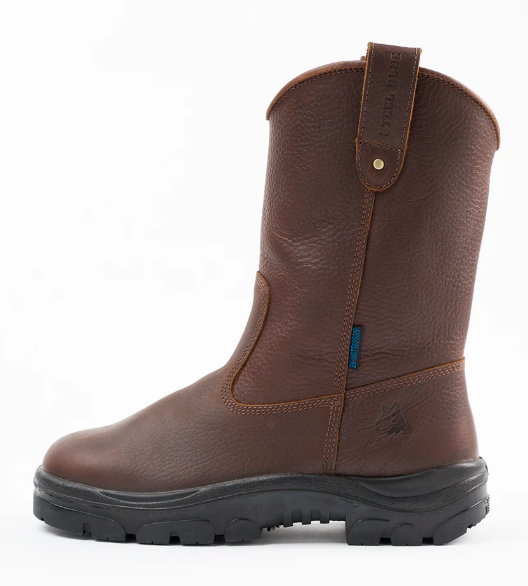Steel Blue Round Toe 10" Heeler-Steel Toe- #812915