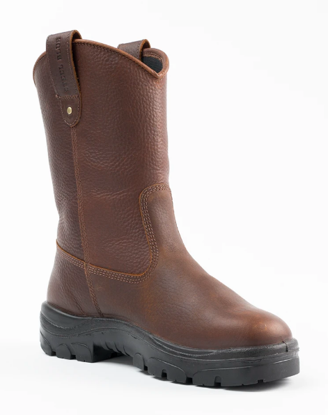 Steel Blue Round Toe 10" Heeler-Steel Toe- #812915