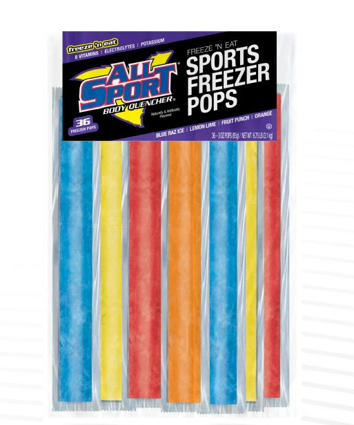 ALL SPORT Body Quencher Freezer Pops