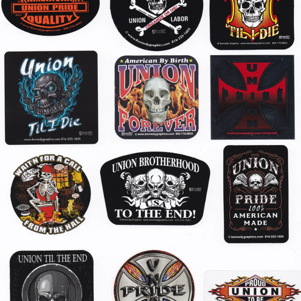 3-Pack 'No Cry Babies' Pink Union Oilfield Stickers - For Hard Hats, Helmets, Toolboxes 7 thumbnail image