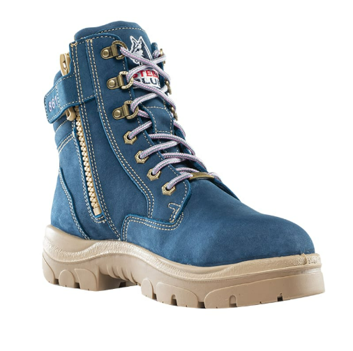 Steel Blue Southern Cross Zip Ladies Safety Toe #812861W Steel Blue Southern Cross Zip Ladies Safety Toe #812861W
