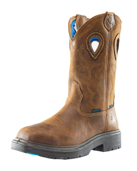 Steel Blue-Blue Heeler Met Steel Toe Work Boot#813904
