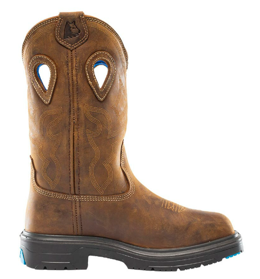 Steel Blue-Blue Heeler Met Steel Toe Work Boot#813904