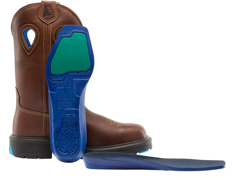 Steel Blue-Blue Heeler Met Steel Toe Work Boot#813904