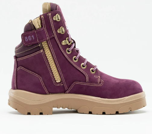 Steel Blue Southern Cross Zip Ladies Purple-#892861-PUR