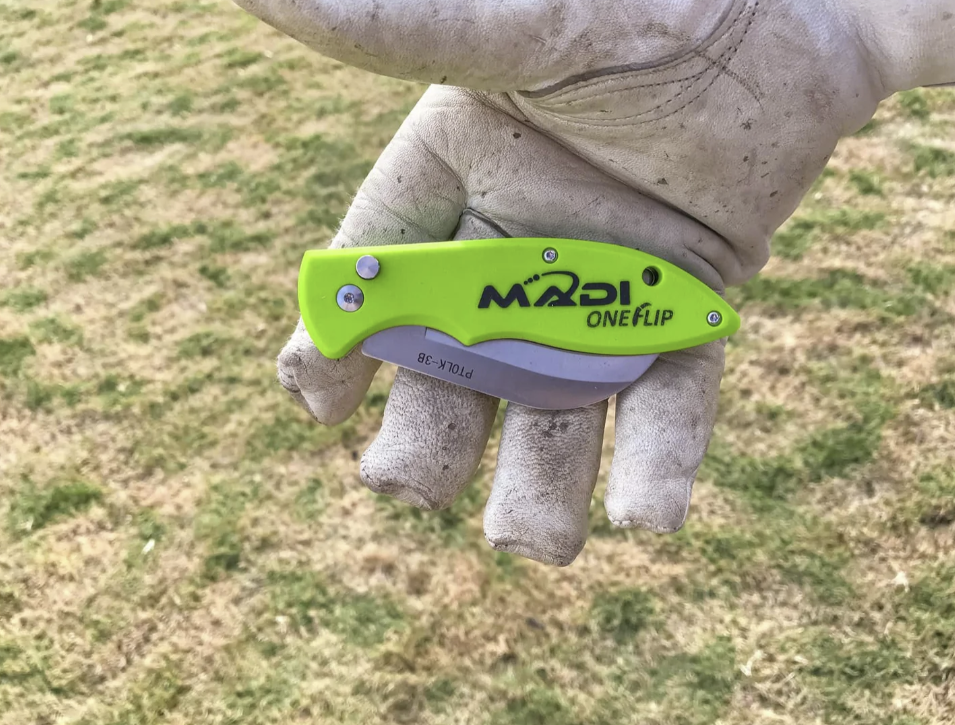 MADI ONE FLIP Lineman Knife - Blunted
