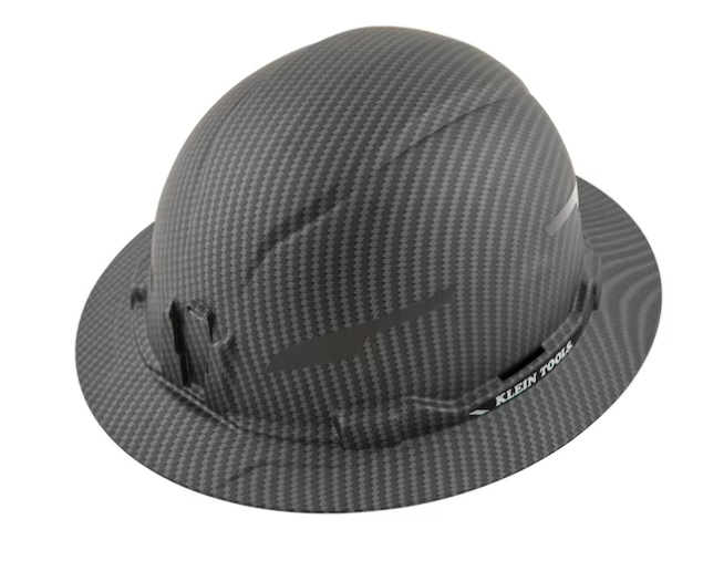 Klein KARBN Pattern, Non-Vented Full Brim Hardhat #60345