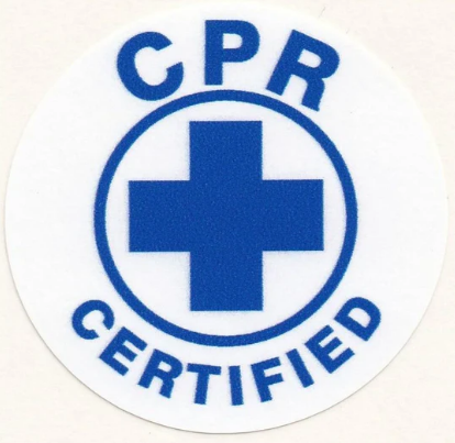 CPR Certified Hard Hat Marker