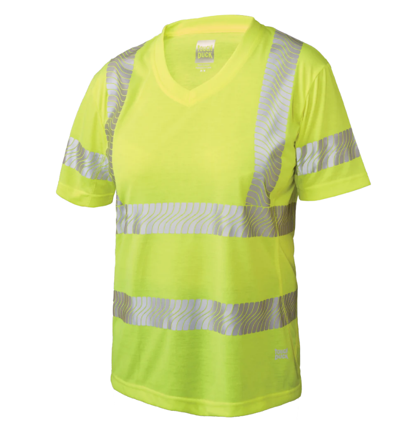 Tough Duck Women’s Jersey Short-sleeve X-Back Safety T-shirt #ST23