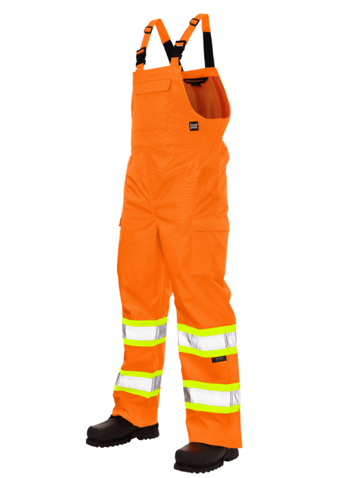 Tough Duck Ripstop Unlined Safety Rain Bib Overall #SB04