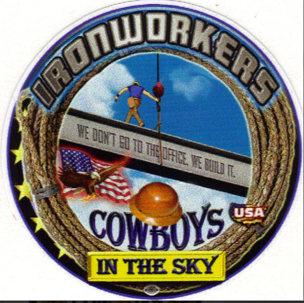 Cowboys in the Sky 14" Truck Decal #BW-TD-CS