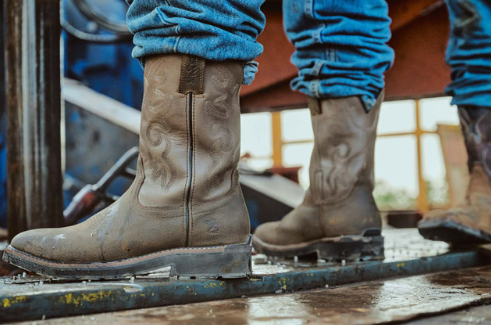IronAge Outlaw Men's 10" Square Toe Waterproof Work Boot- IA5041