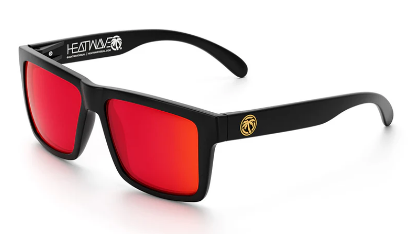 Heat Wave VISE Z87 Sunglasses Black Frame: Firestorm Lens