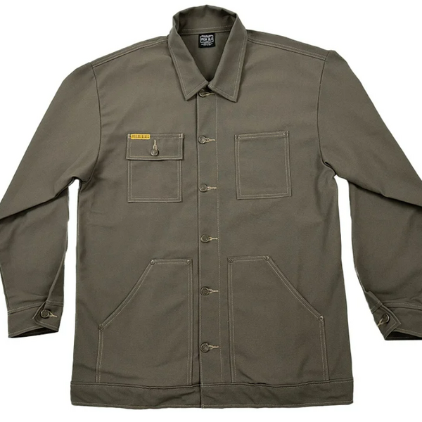 Prison Blues Yard Coat Rinsed Olive Unlined #6101218