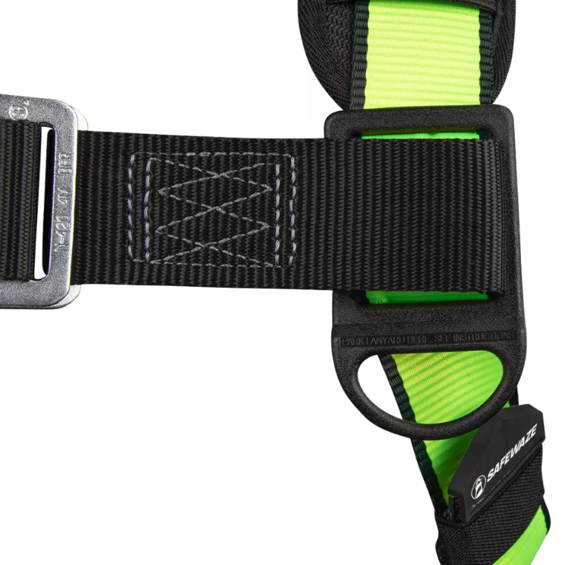 Safewaze PRO Construction Harness: 3D, MB Chest, TB Legs #FS160