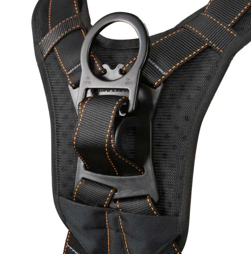 Safewaze V-Select Construction Harness: 3D, QC Chest/Legs