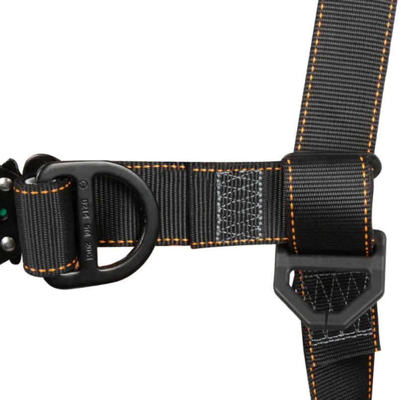 Safewaze V-Select Construction Harness: 3D, QC Chest/Legs