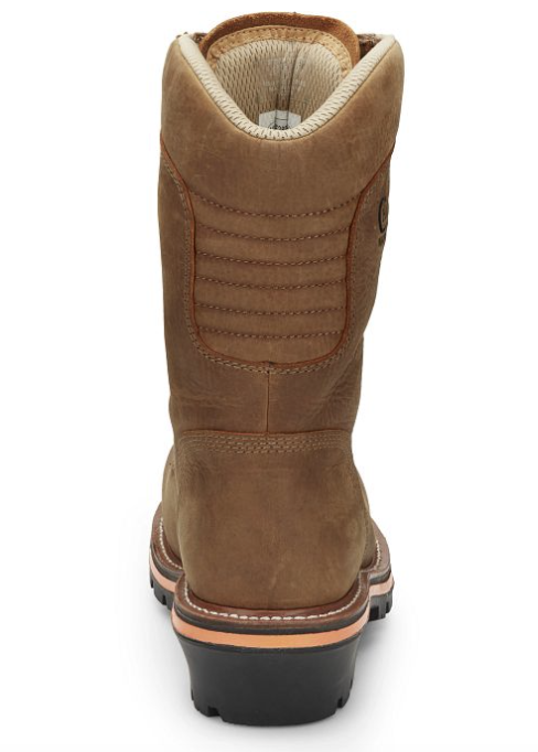 Chippewa Men's Thunderstruck 10" Nano Comp Toe Work Boot Brown- TH1030