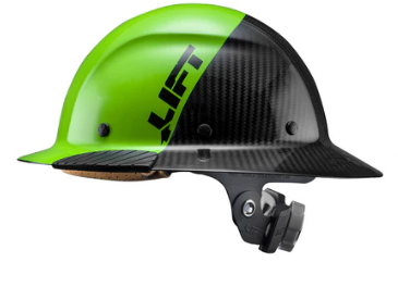 Lift Safety Dax Carbon Fiber 50/50 Full Brim Hard Hat
