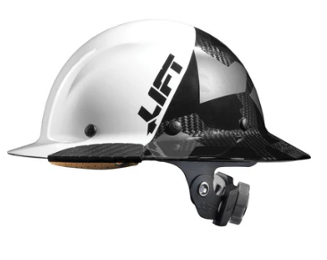 Lift Safety Dax Carbon Fiber 50/50 Full Brim Hard Hat