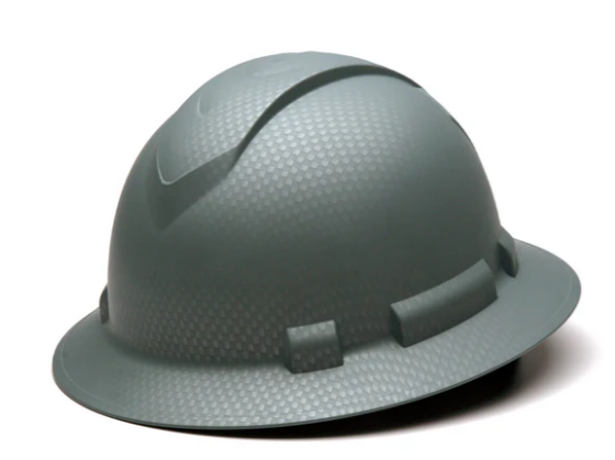 Pyramex Ridgeline Full Brim Hard Hat Graphite
