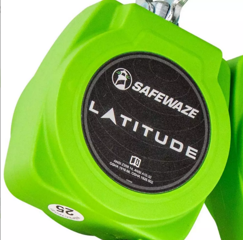 Safewaze Latitude 6' Dual Web SRL BWB, Alu Snap Hooks
