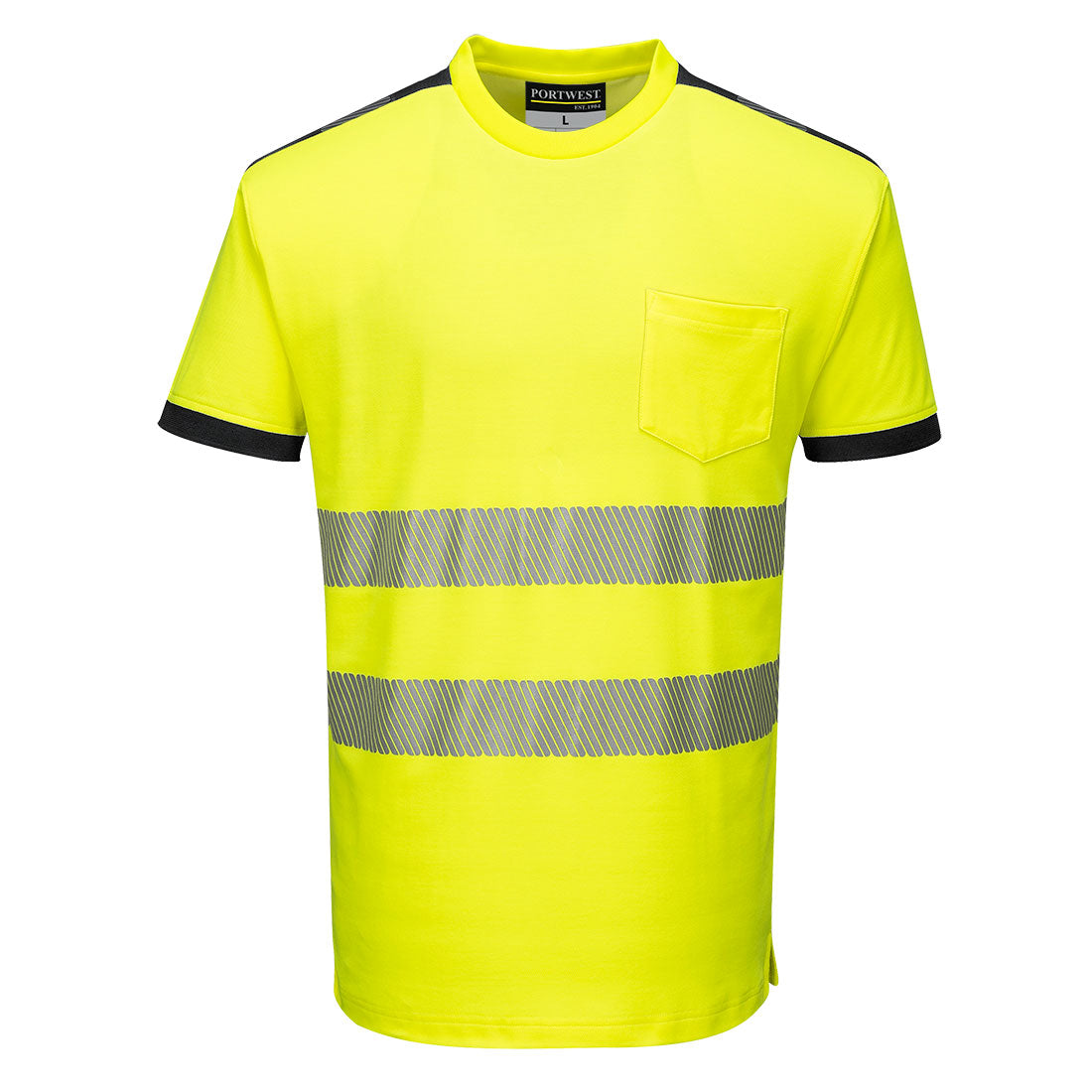 Portwest PW3 Hi-Vis Cotton Comfort T-Shirt S/S - T181