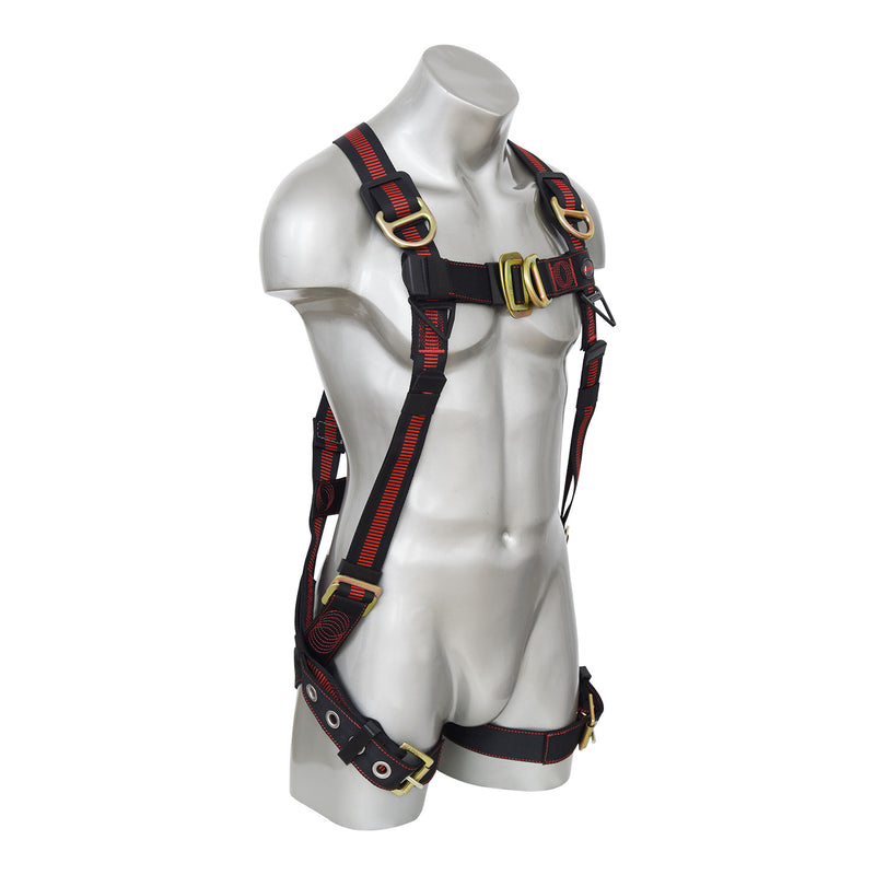 KStrong® Kapture™ Elite 5-Point Full Body Harness, Dorsal D-ring, Front D-ring, Shoulder D-rings, TB Legs (ANSI)