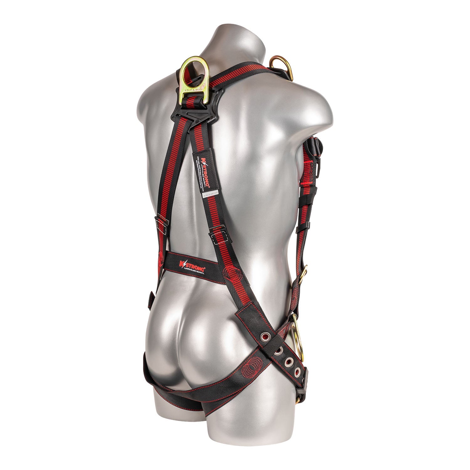 KStrong Kapture Elite 5-Point Full Body Harness, with Dorsal, Front, Shoulder, and Side D-rings, TB Legs #UFH10261G