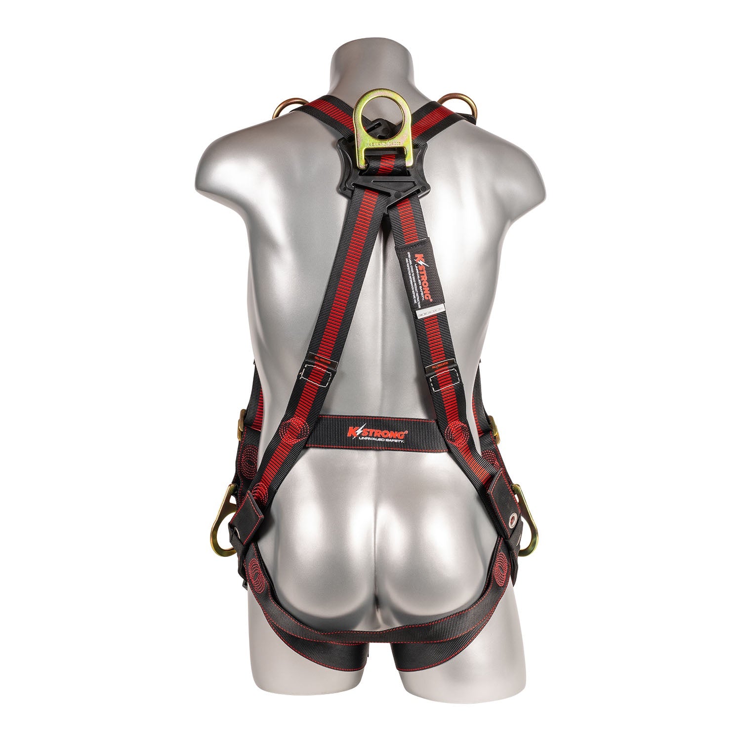 KStrong Kapture Elite 5-Point Full Body Harness, with Dorsal, Front, Shoulder, and Side D-rings, TB Legs #UFH10261G