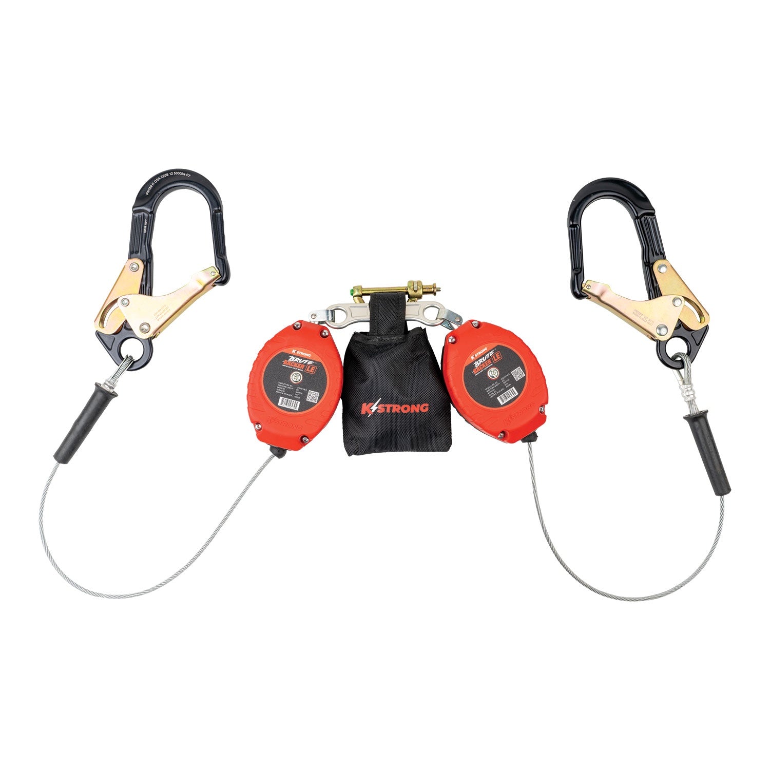 Kstrong Brute Backer LE Dual 8.5 Ft. Cable Srl-le Assembly w/ Aluminum Swivel Rebar Hooks