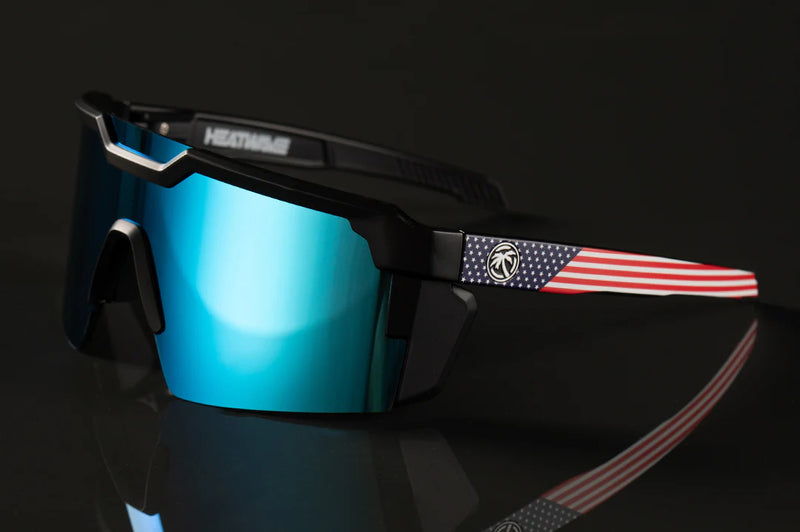 Heat Wave Future Tech Sunglasses: Stars & Stripes USA  Z87+ - HardHatGear