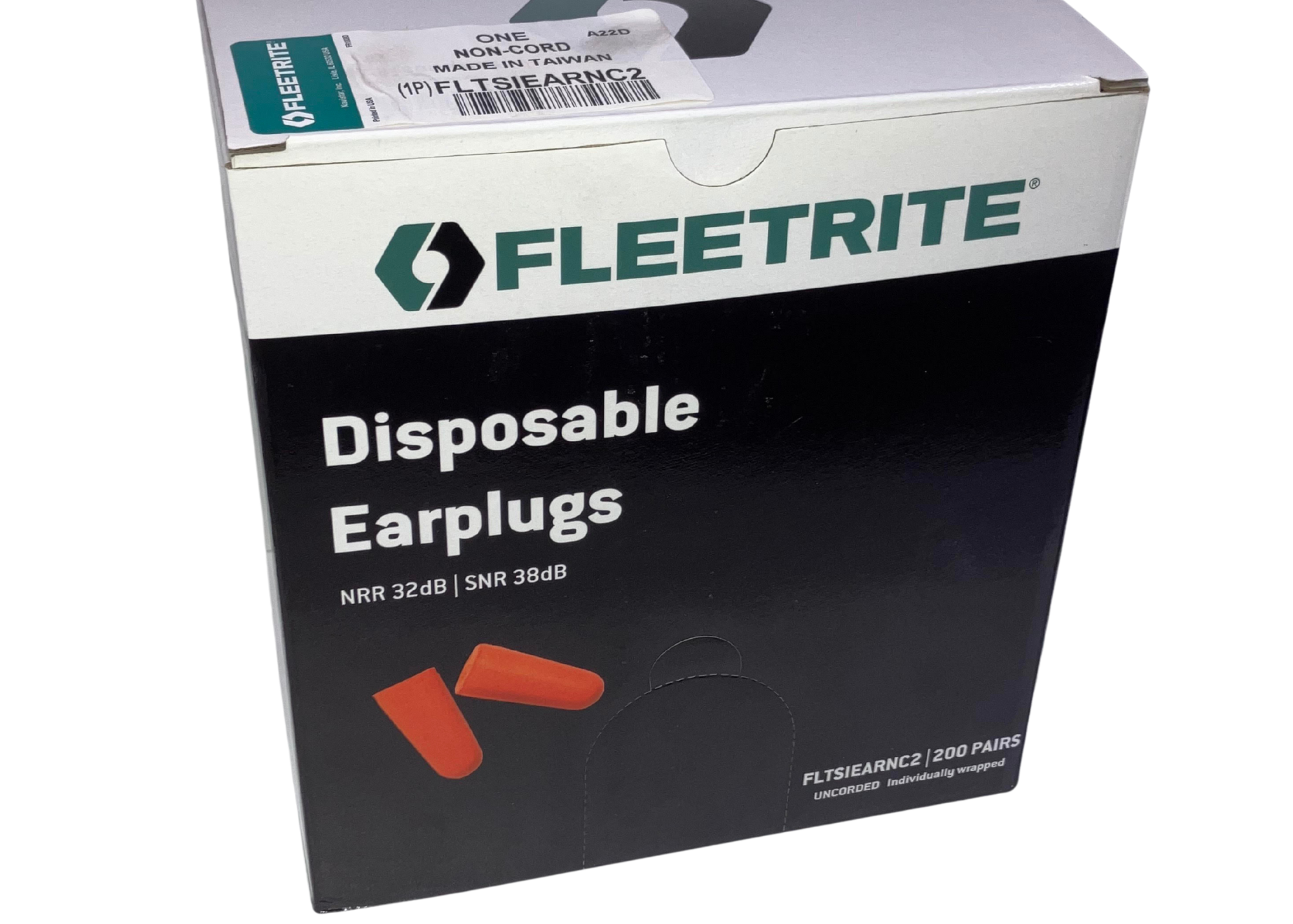 Fleetrite Disposable Cordless Earplugs 200pk #FLTSIEARNC2