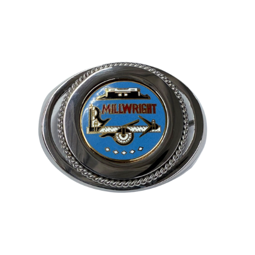 Union Millwright Powerhouse Belt Buckle #BW-BB-MW