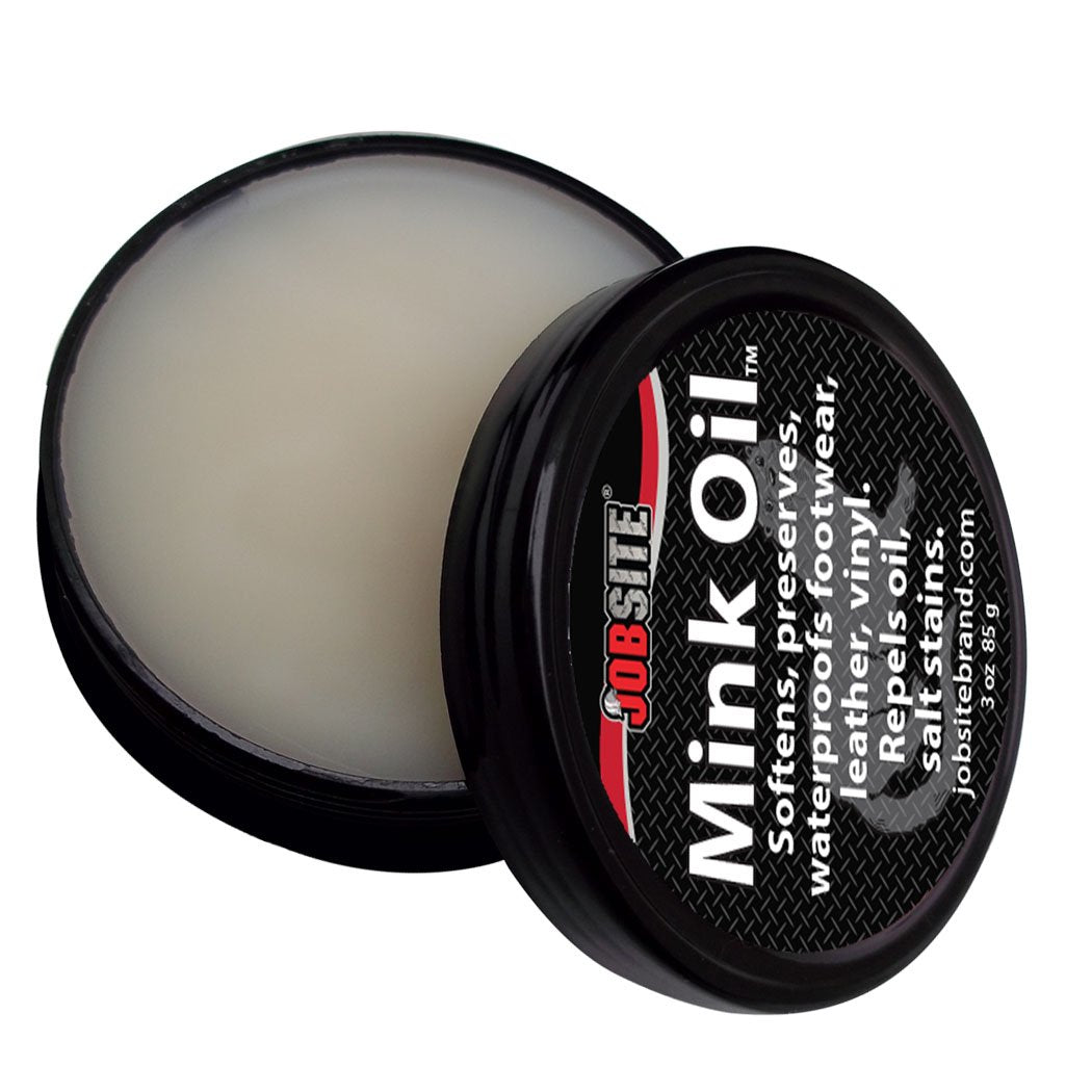 Jobsite 3OZ Mink Oil Leather Waterproof Paste #54032