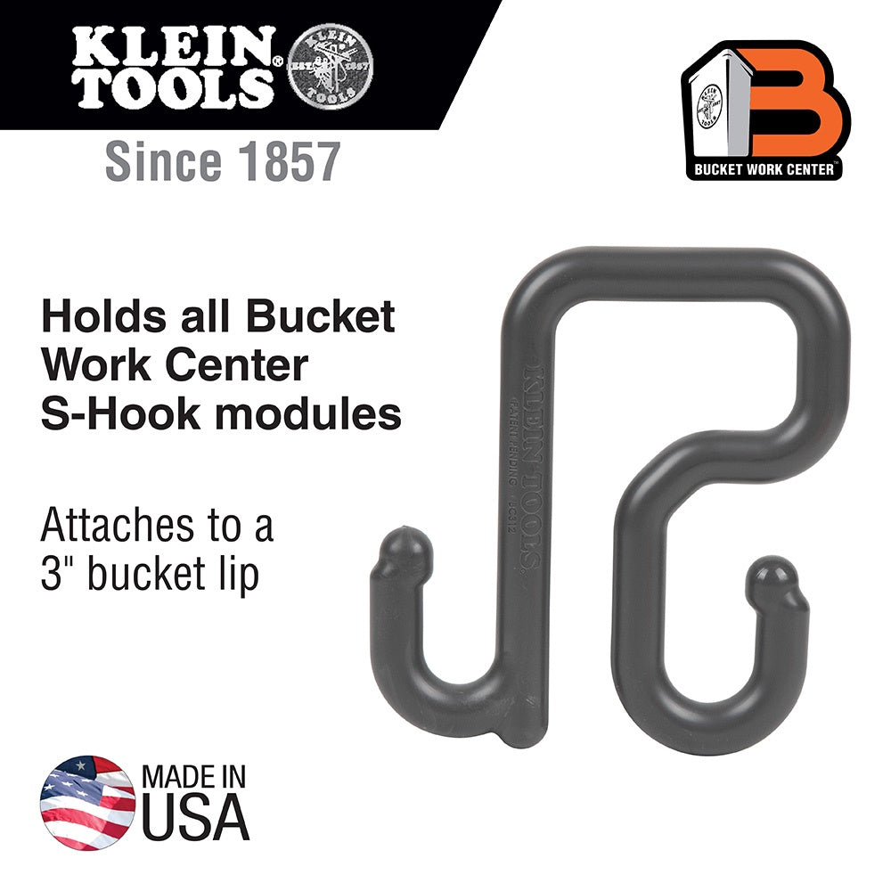 Klein 3-Inch Utility Bucket S-Hook #BC312