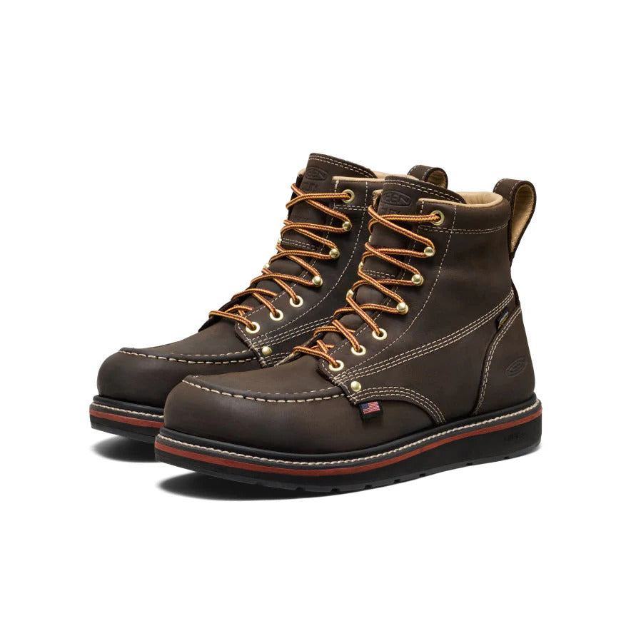 Keen Men's Liberty 6" Waterproof Boot (Carbon Toe) #1032238