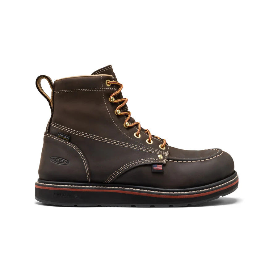 Keen Men's Liberty 6" Waterproof Boot (Carbon Toe) #1032238