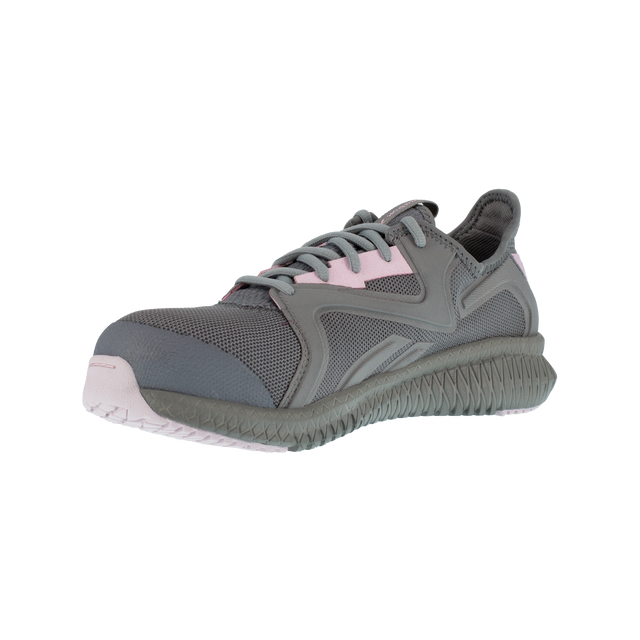Reebok Women's Grey and Pink Flexagon 3.0 Work Shoe #RB461